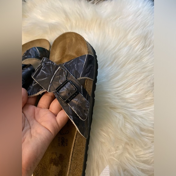 Birkenstock Birki’s Santosa Slides Sandals Men's blue Palm size 12 - Picture 8 of 8